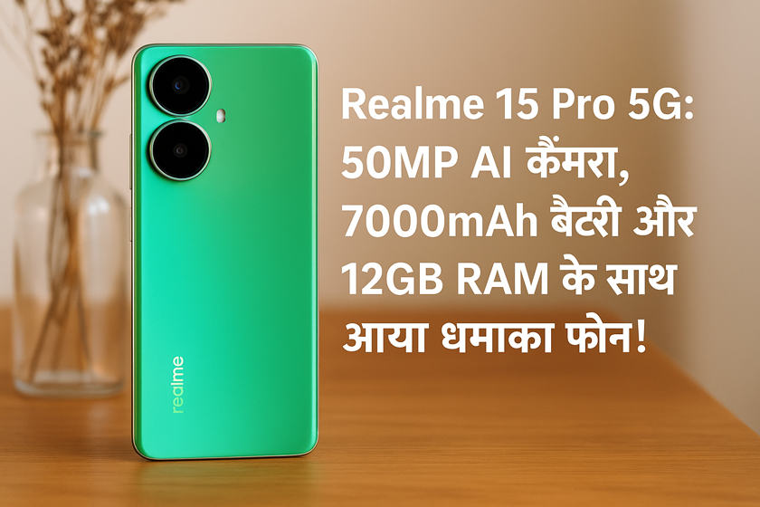 Realme 15 Pro 5G 50MP AI Camera, 7000mAh Battery